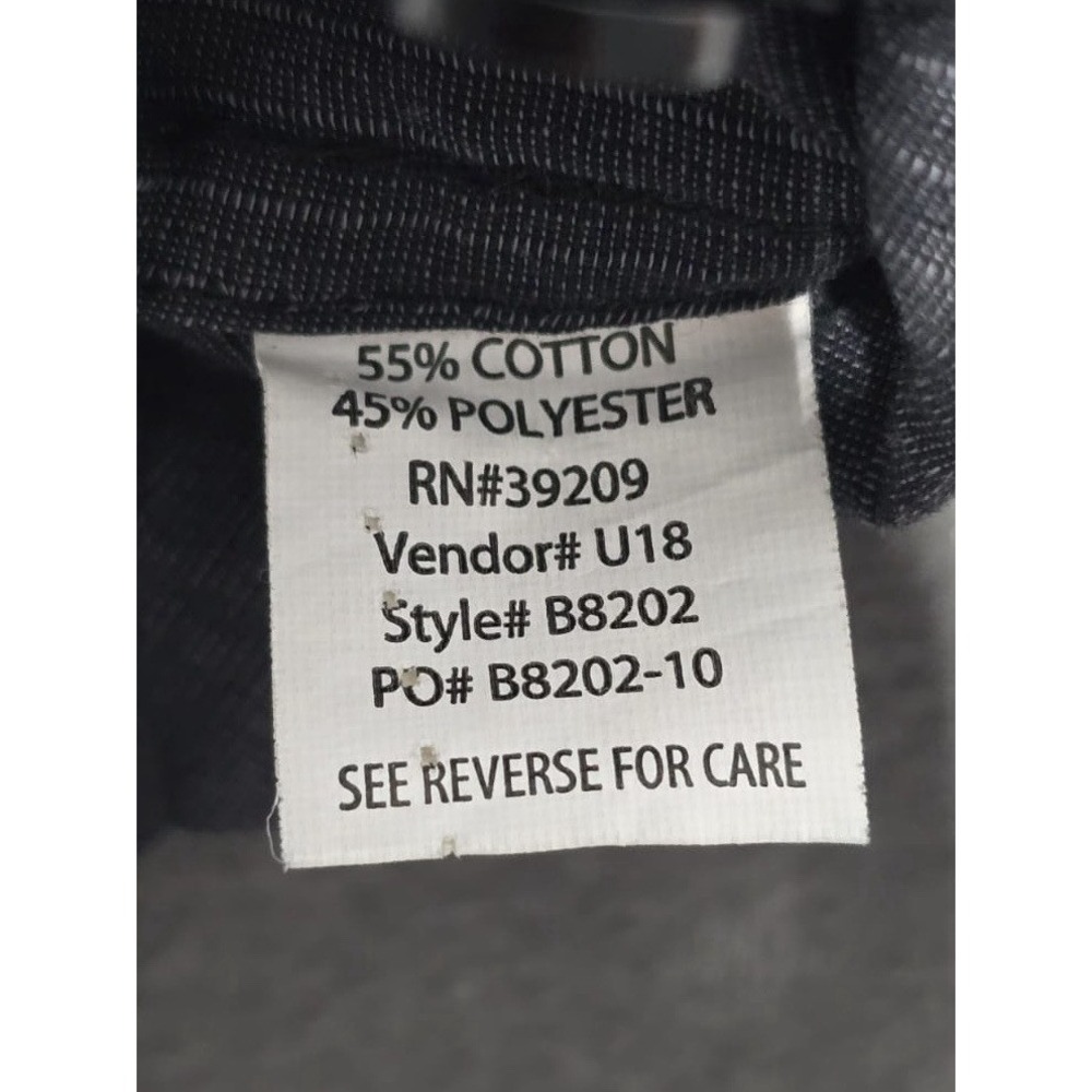 Burnside Mac Tools Button Down Long Sleeve Black … - image 4